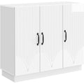 Sideboard mit den Massen 89 x 34.5 x 77 cm in Weiss