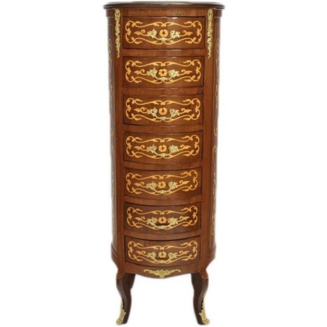 Schubladen praegen das Sideboard in Gold