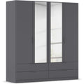 Kleiderschrank in Grau