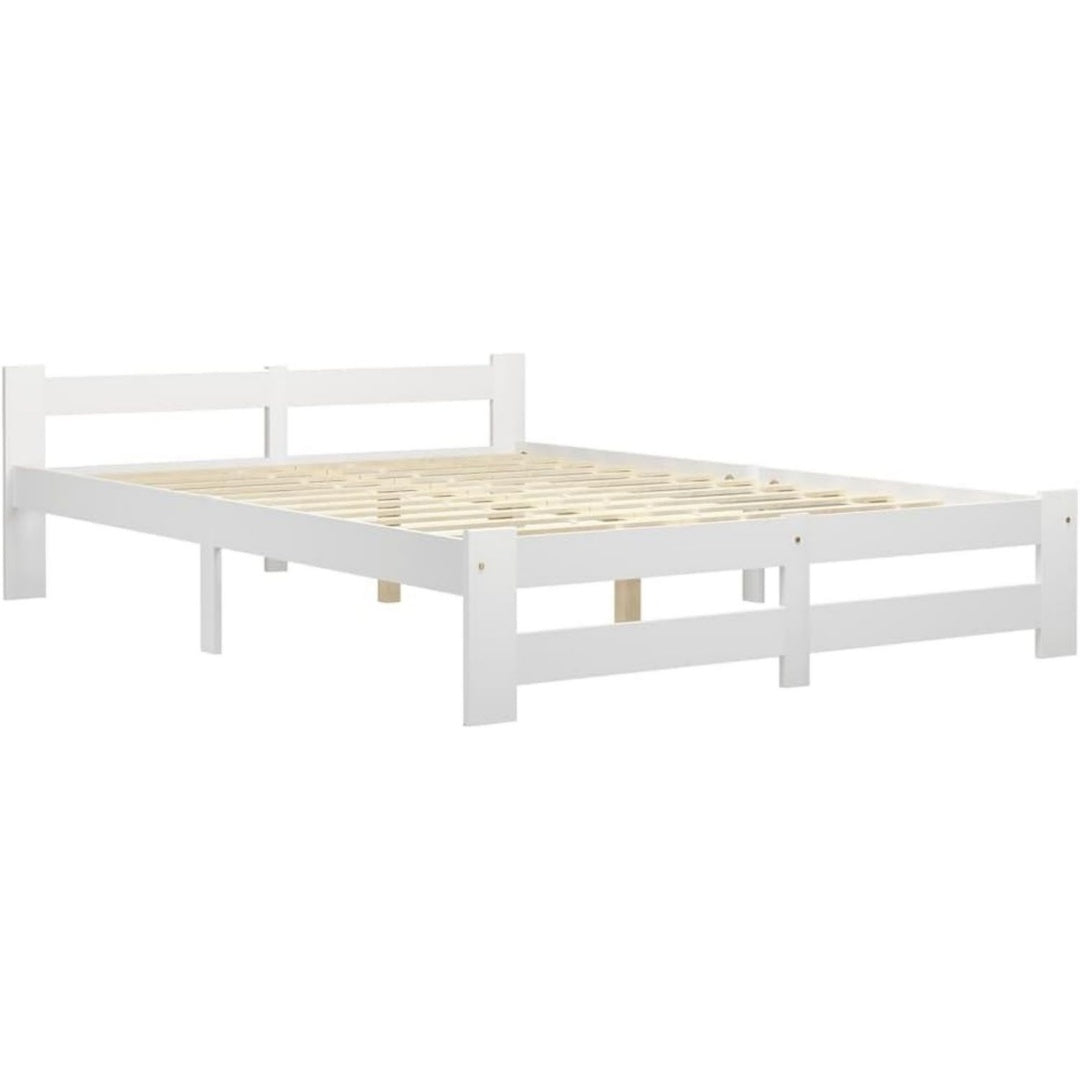 Bettgestell mit den Massen 120 x 200 cm in Weiss