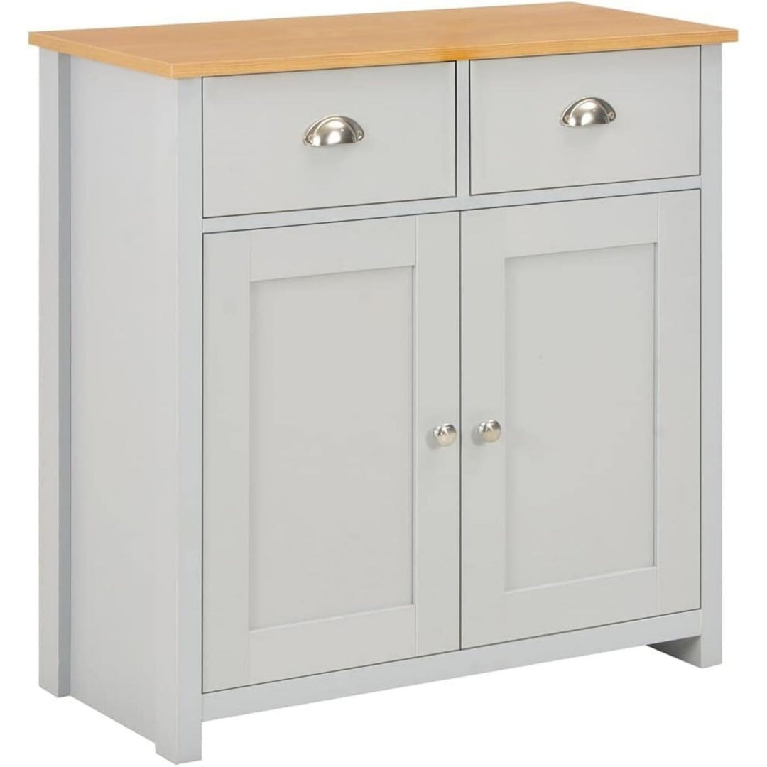 Sideboard mit beschichteten Flaechen, 2 Tueren und 2 Schubladen