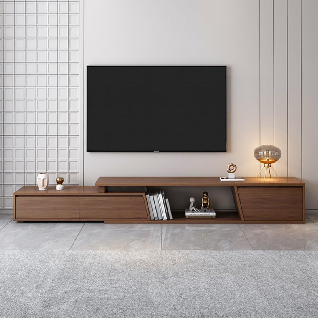 Eine ausziehbare Konstruktion praegt das Medienboard