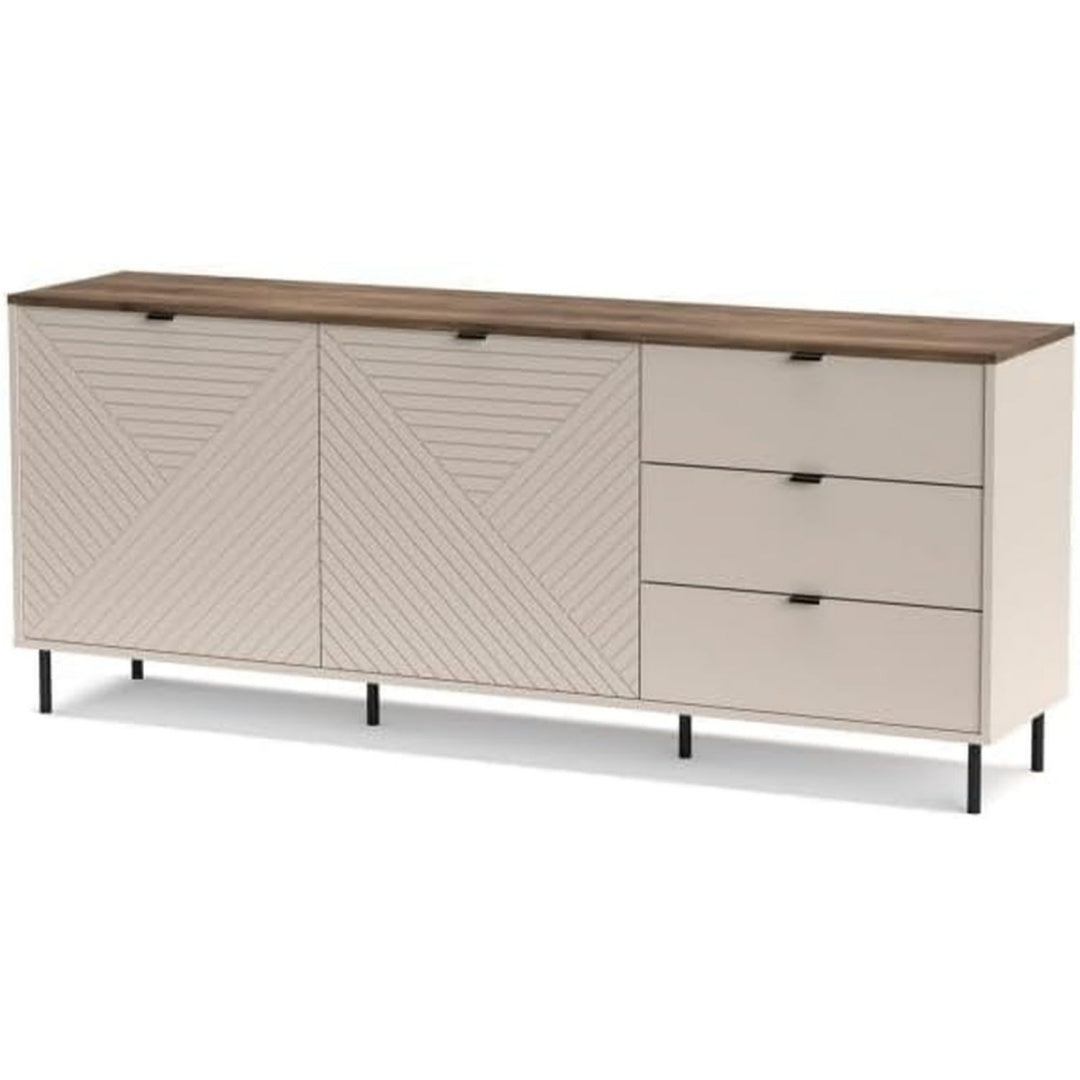 Sideboard mit verstellbaren Ablagen, Schubladen und 3 Schubladen