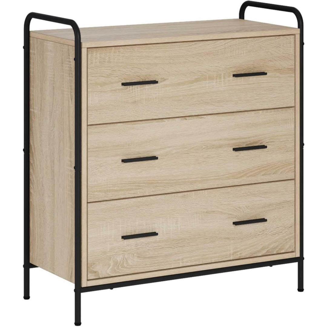 Das Sideboard nimmt mit 97 x 33 x 81 cm Gestalt an